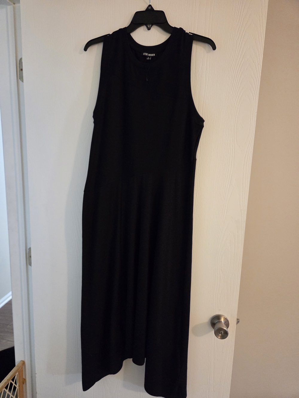 Steve Madden Black Sleeveless Maxi Dress